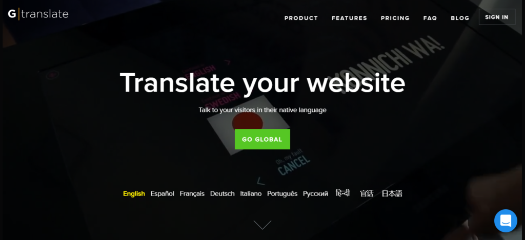GTranslate: Language translation app